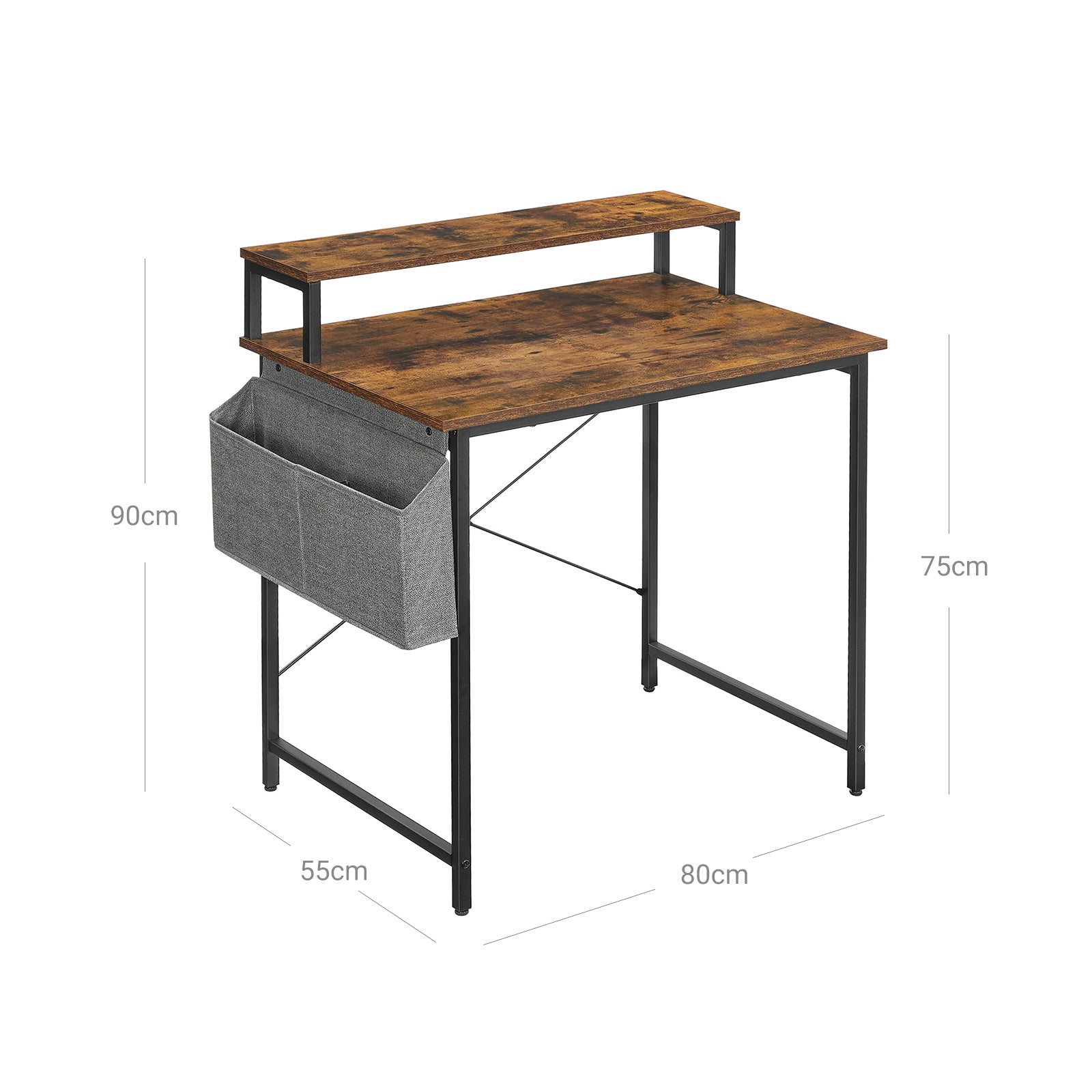 Schreibtisch Computertisch schwarz